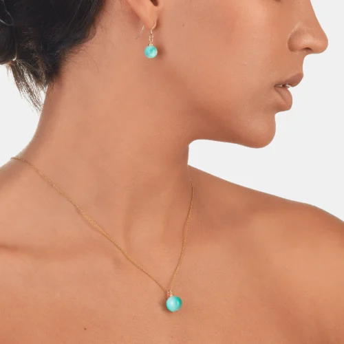 Collier Angélite de 10mm