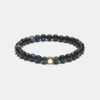 bracelet en onyx et oeil de faucon