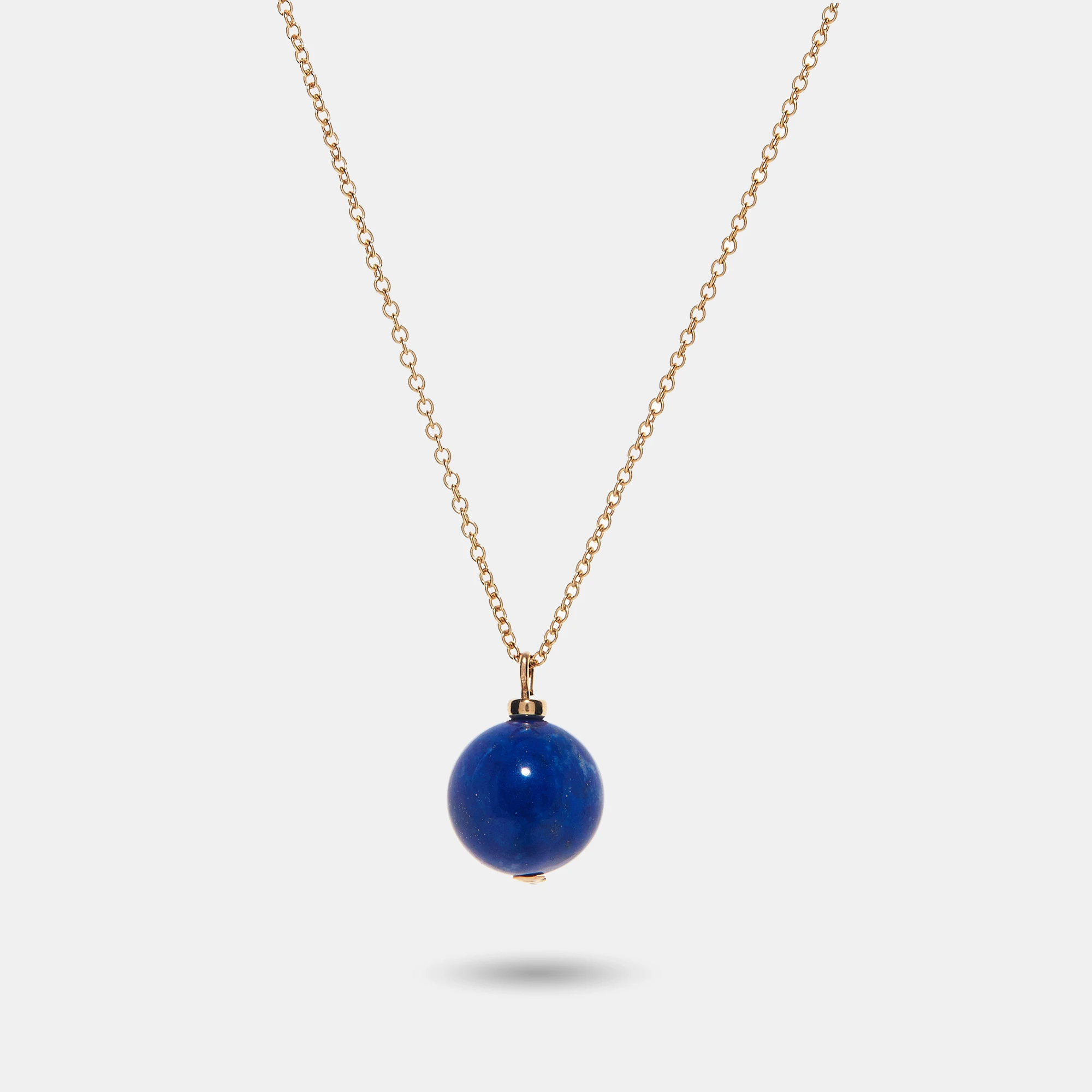 Collier Héka en pierre lapis lazuli