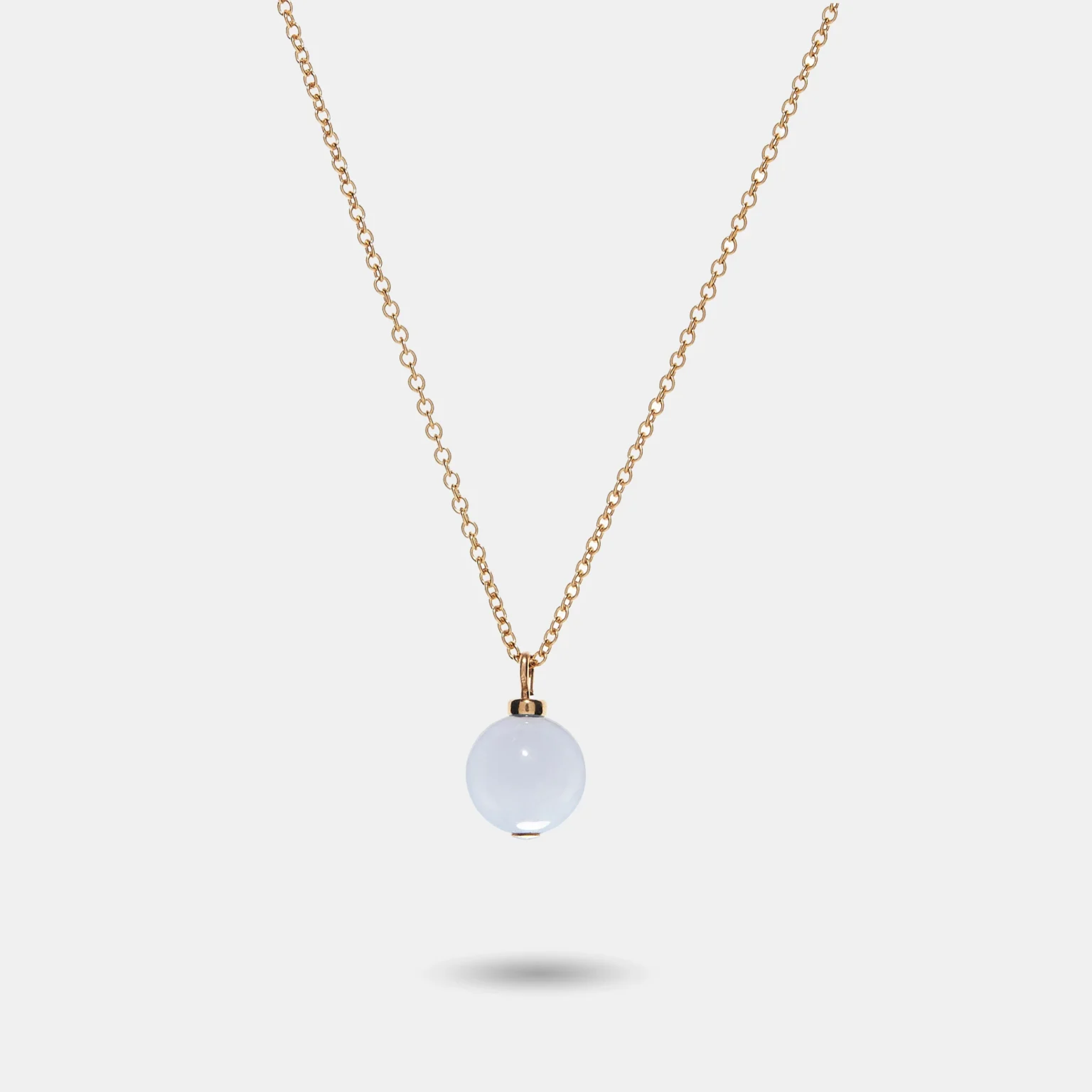 COLLIER JADE BLANC POUR FEMME