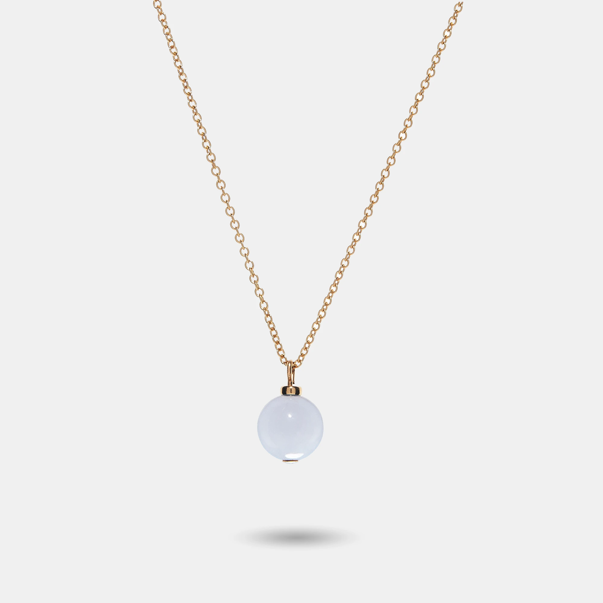 COLLIER JADE BLANC POUR FEMME