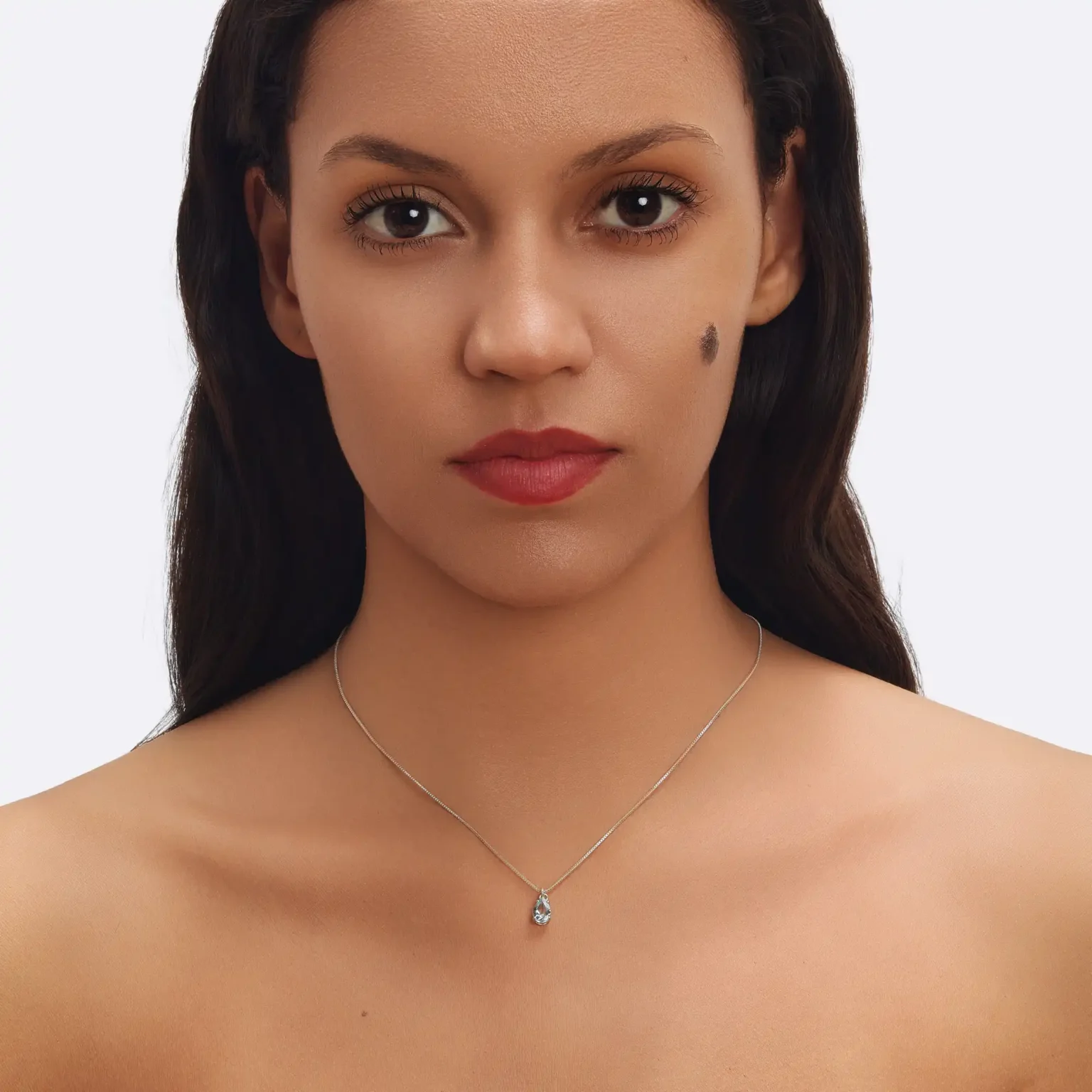 Collier en topaz pour femme