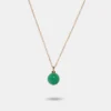 collier en jade vert véritable