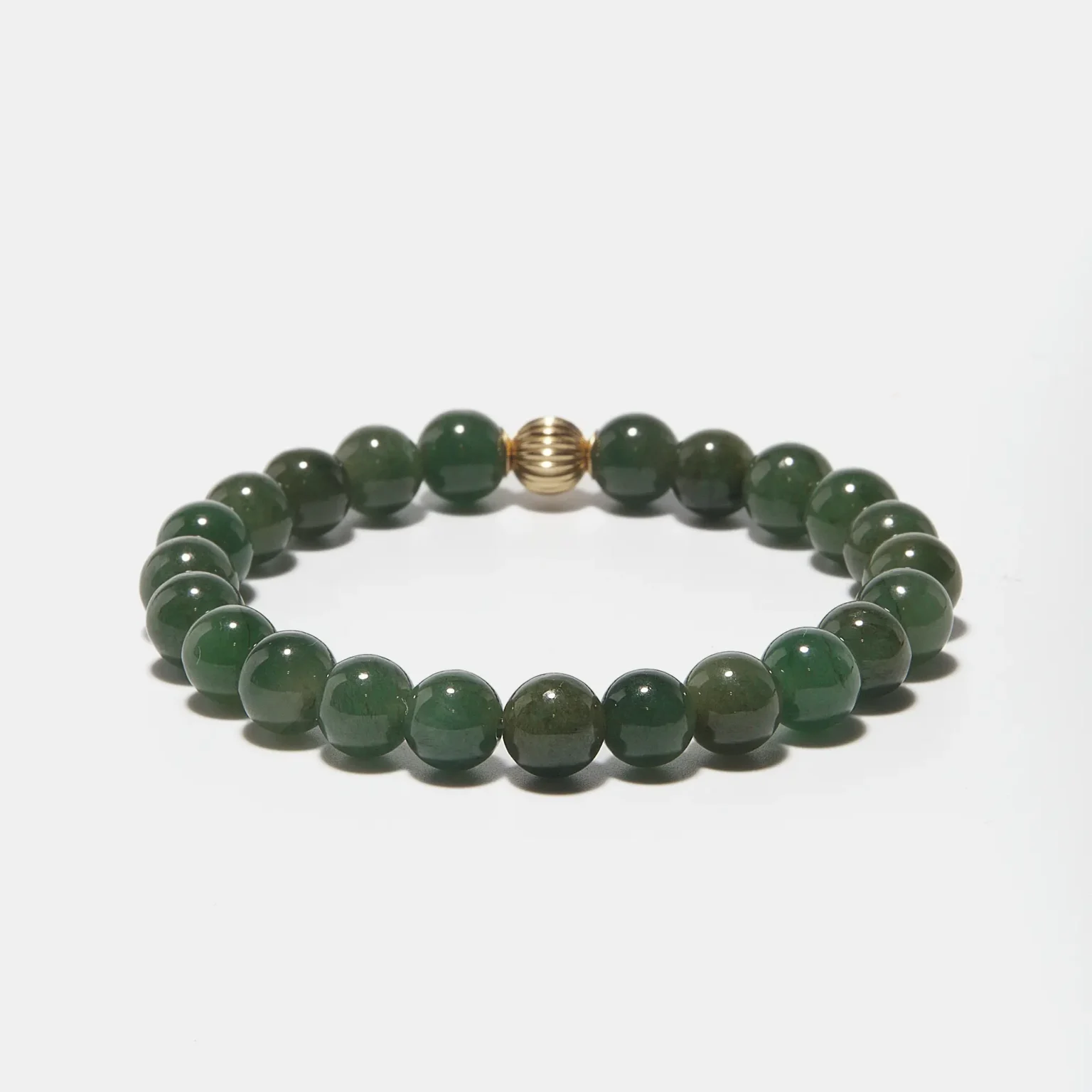Bracelet en jade vert véritable