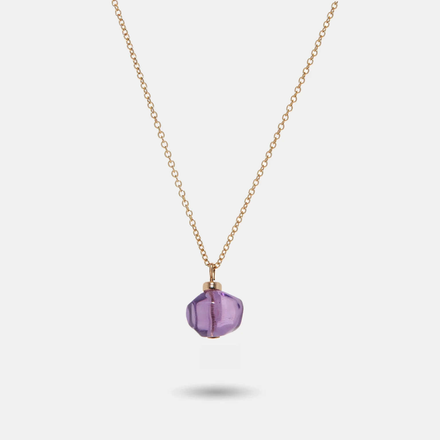 Collier en améthyste pour femme